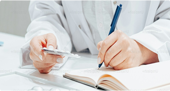 Doctor hands with pen Doctor hands with pen